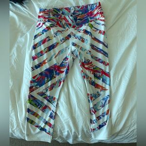 Athleta capri leggings, L